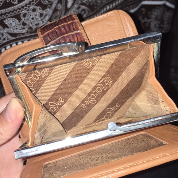 Gorgeous real crocodile “Crocodee” cognac wallet - Picture 3 of 8